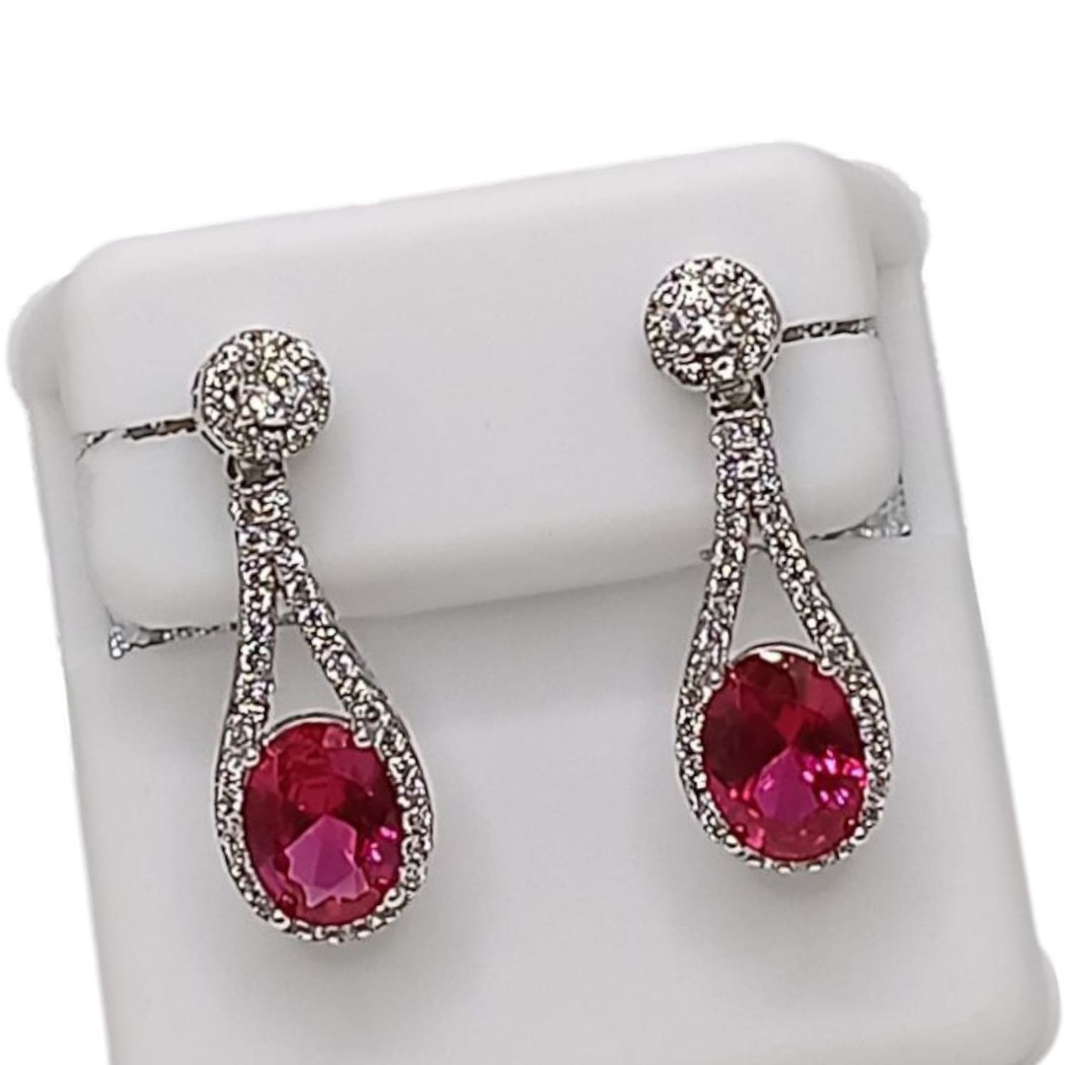 ARETE GOTA ULTRA FANCY CON RODEO PLATA 925