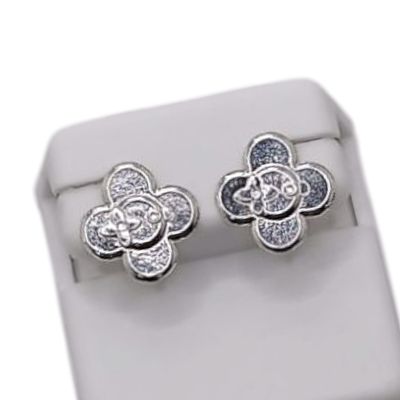 ARETE FLORECITA BROCHE MARIPOSA PLATA .925