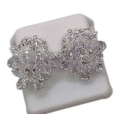 ARETE RACIMO DE CZ BCAS,  PLATA .925