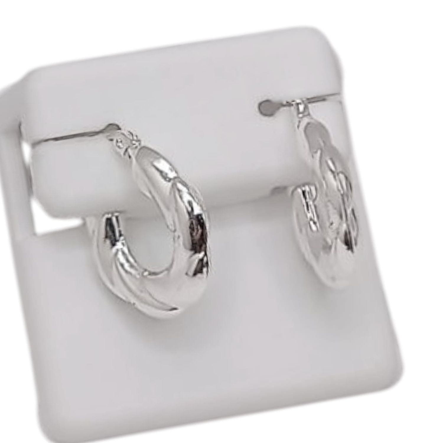 ARRACADA FANCY  1.8 CM   PLATA .925