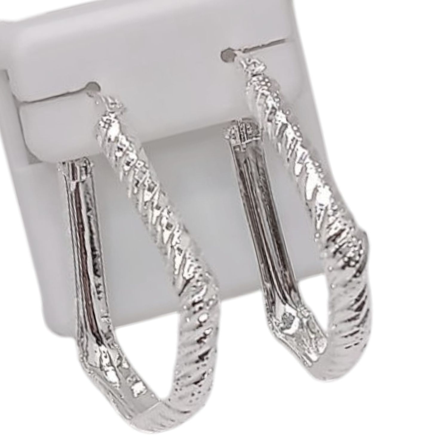 ARRACADA TORSAL COLUMPIO  3.5 CM LRGO  PLATA .925