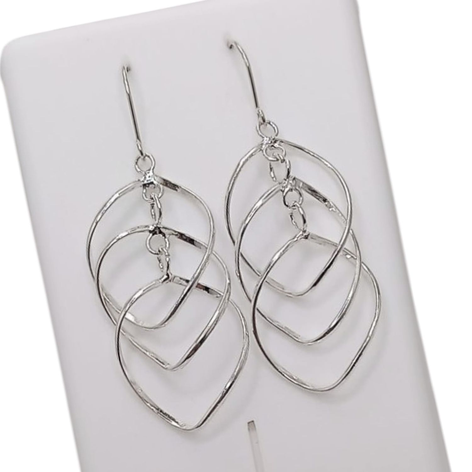 ARETE LARGO , 4.5 CM DE LARGO PLATA .925