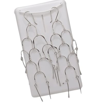 ARETE LARGO ESCALERA 6 CM  PLATA .925