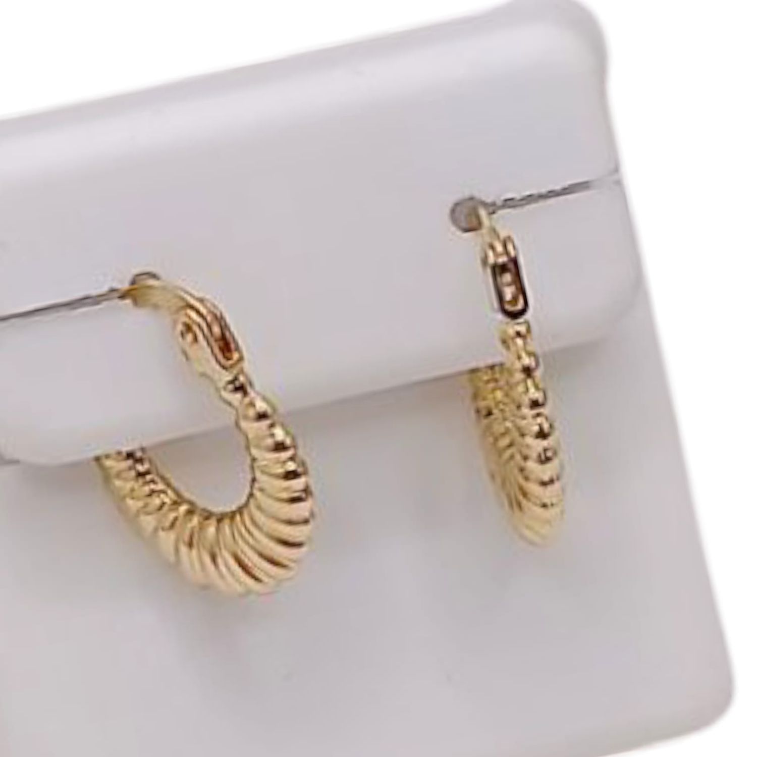 ARRACADA CAMARON, 1.7 CM, ORO 14K