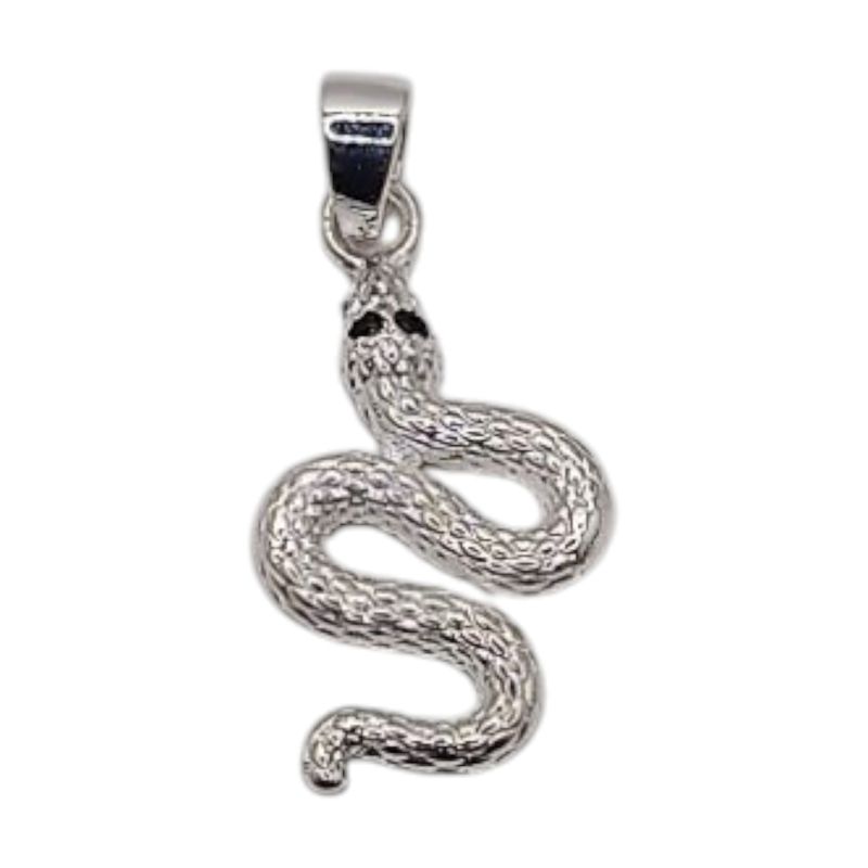 DIJE VIBORITA 2.5 CM, PLATA .925