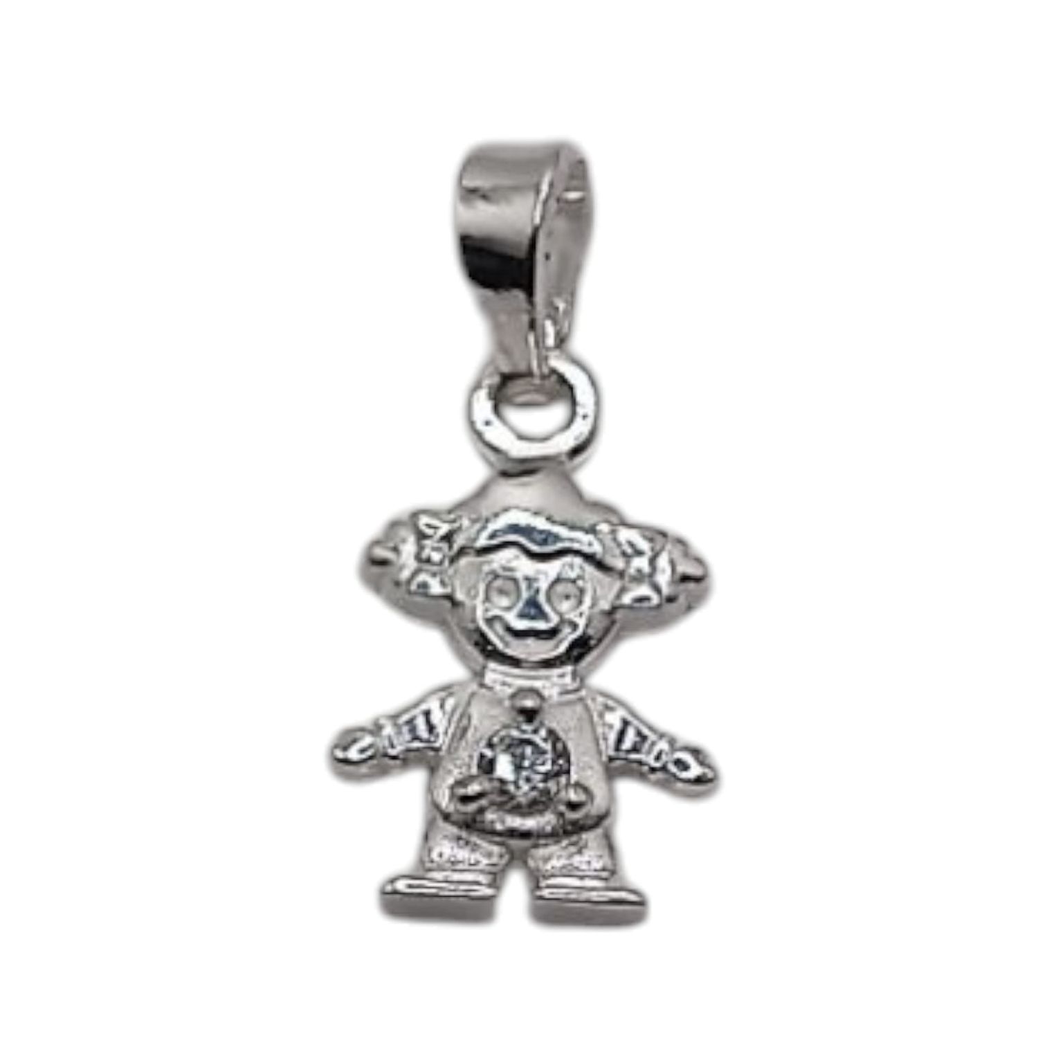 DIJE NIÑA 2 CM, PLATA .925