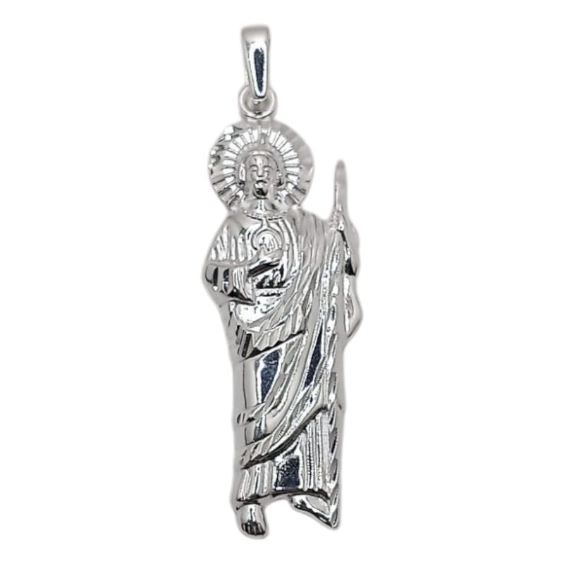 DIJE SAN JUDAS T 5.5 CM, PLATA .925