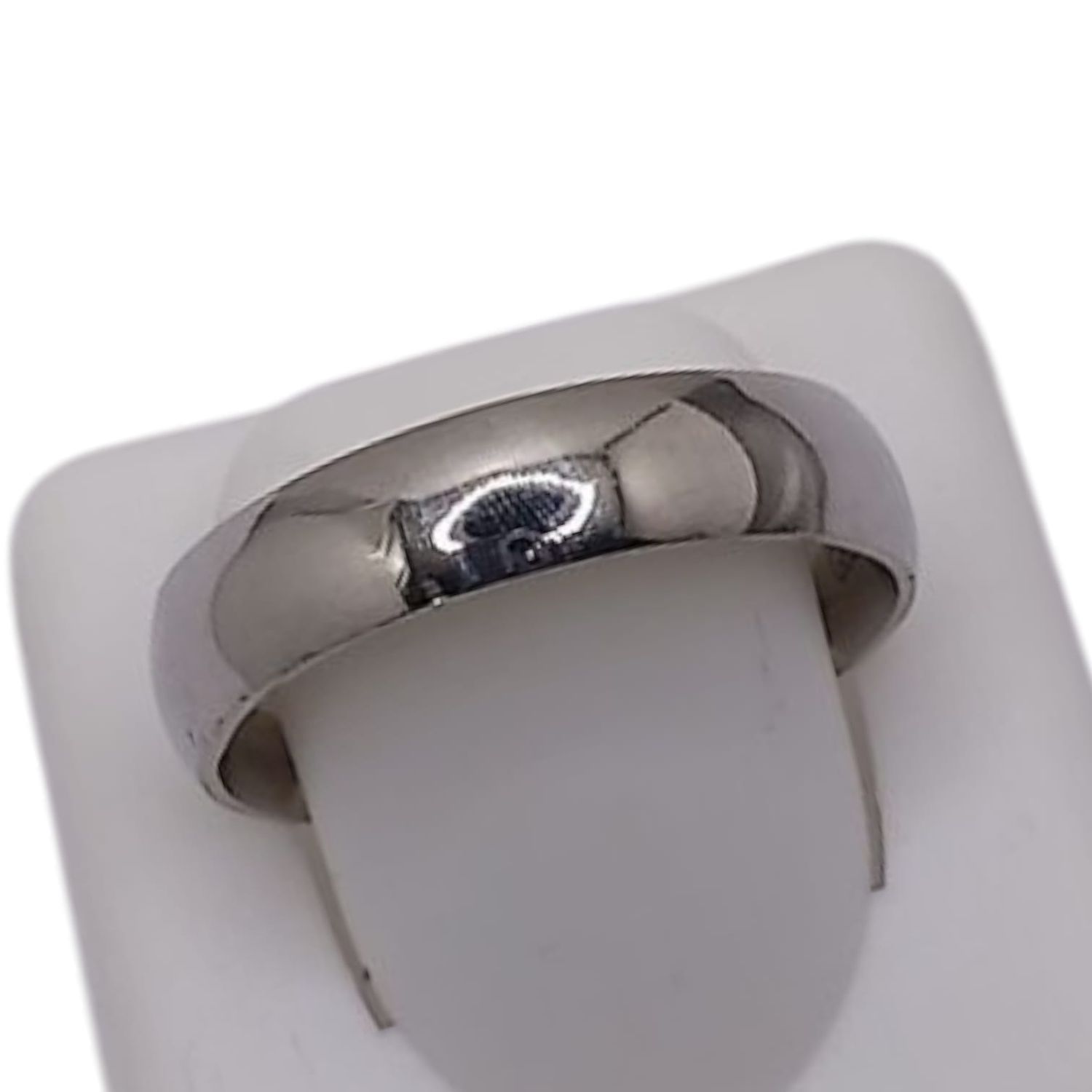 ARGOLLA MATRIMONIO LISA, RODIZADA, VARIAS MEDIDAS PLATA .925