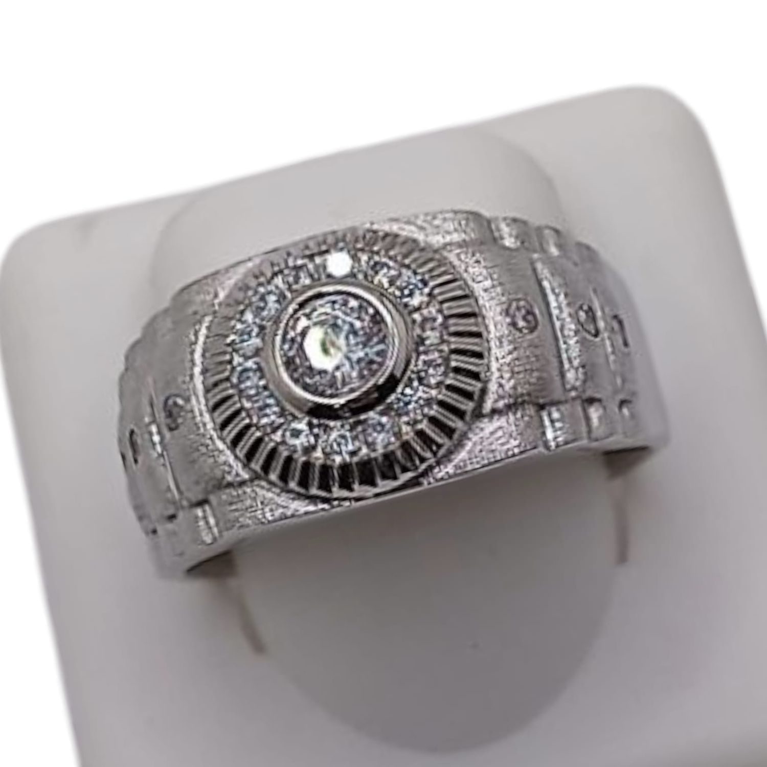 ANILLO CABALLERO FANCY VARIAS MEDIDAS, PLATA .925