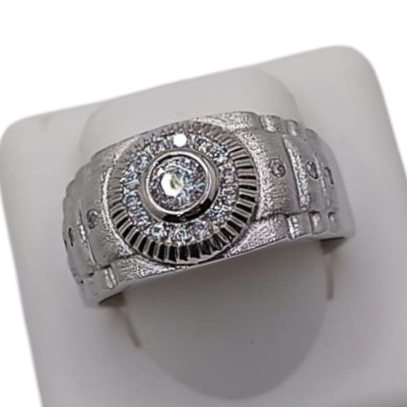 ANILLO CABALLERO FANCY VARIAS MEDIDAS, PLATA .925