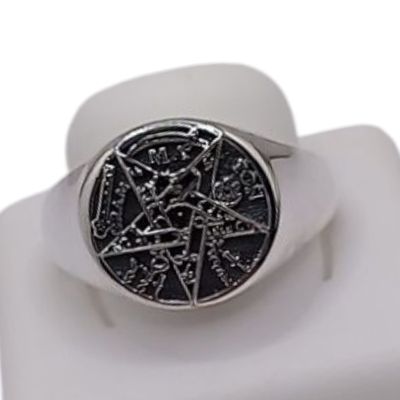 ANILLO PENTAGRAMA OXY, VARIAS MEDIDAS, PLATA .925