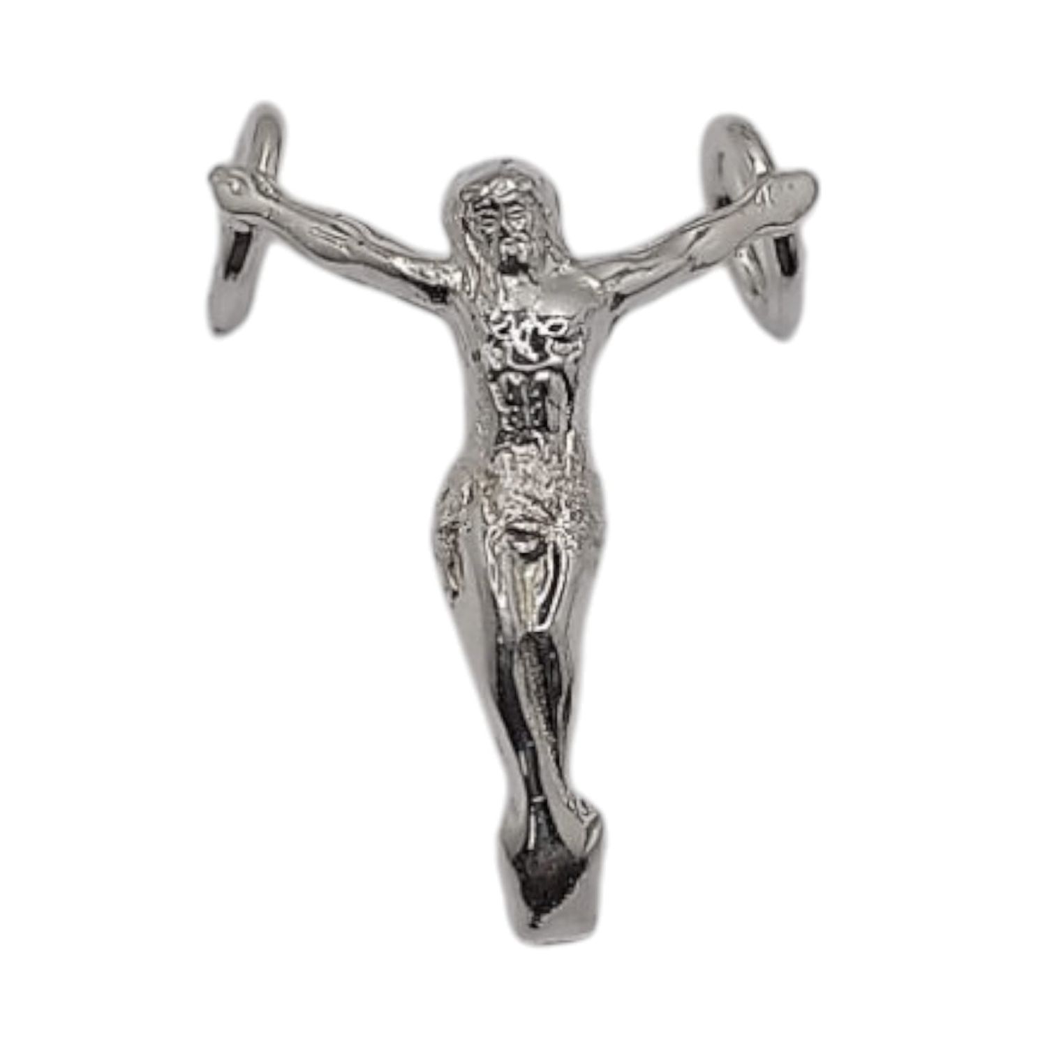 DIJE CRISTO OLIMPICO 3 CM PLATA .925