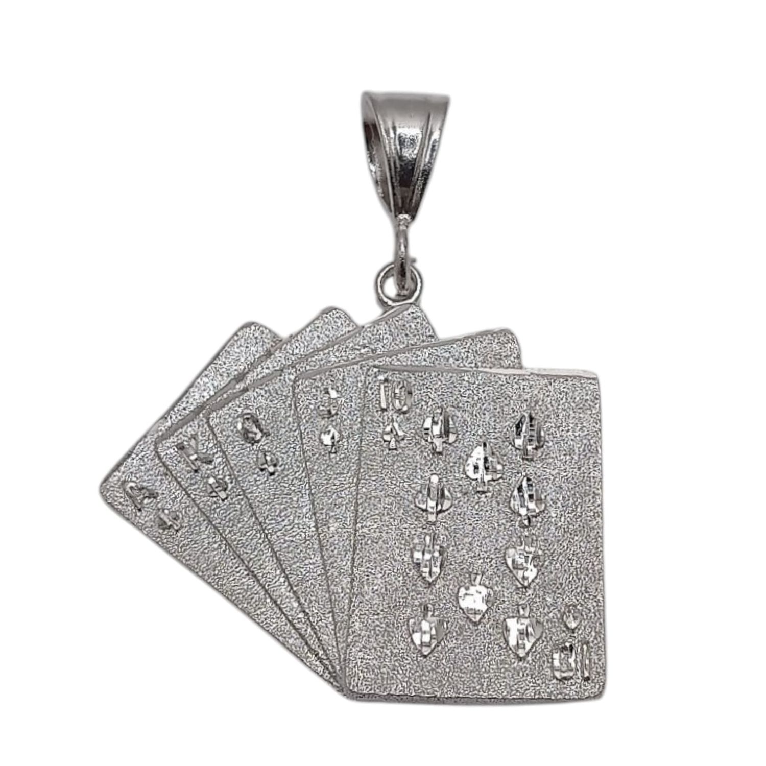DIJE CARTAS 5.8 CM LARGO TOTAL