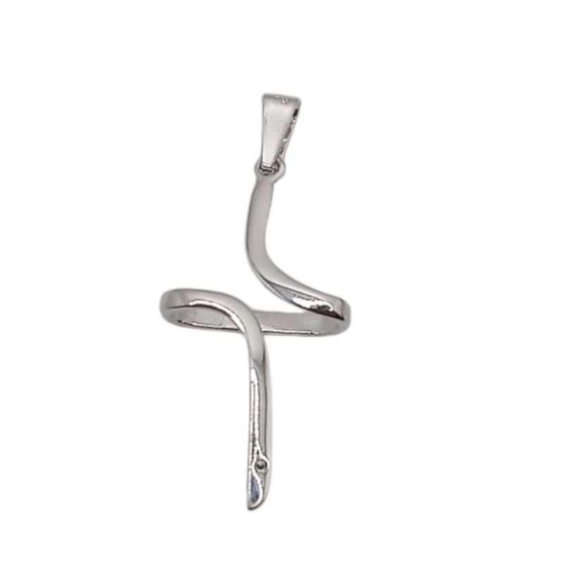 DIJE CRUZ FANCY LISA &quot;TE AMO&quot;3 CM PLATA .925