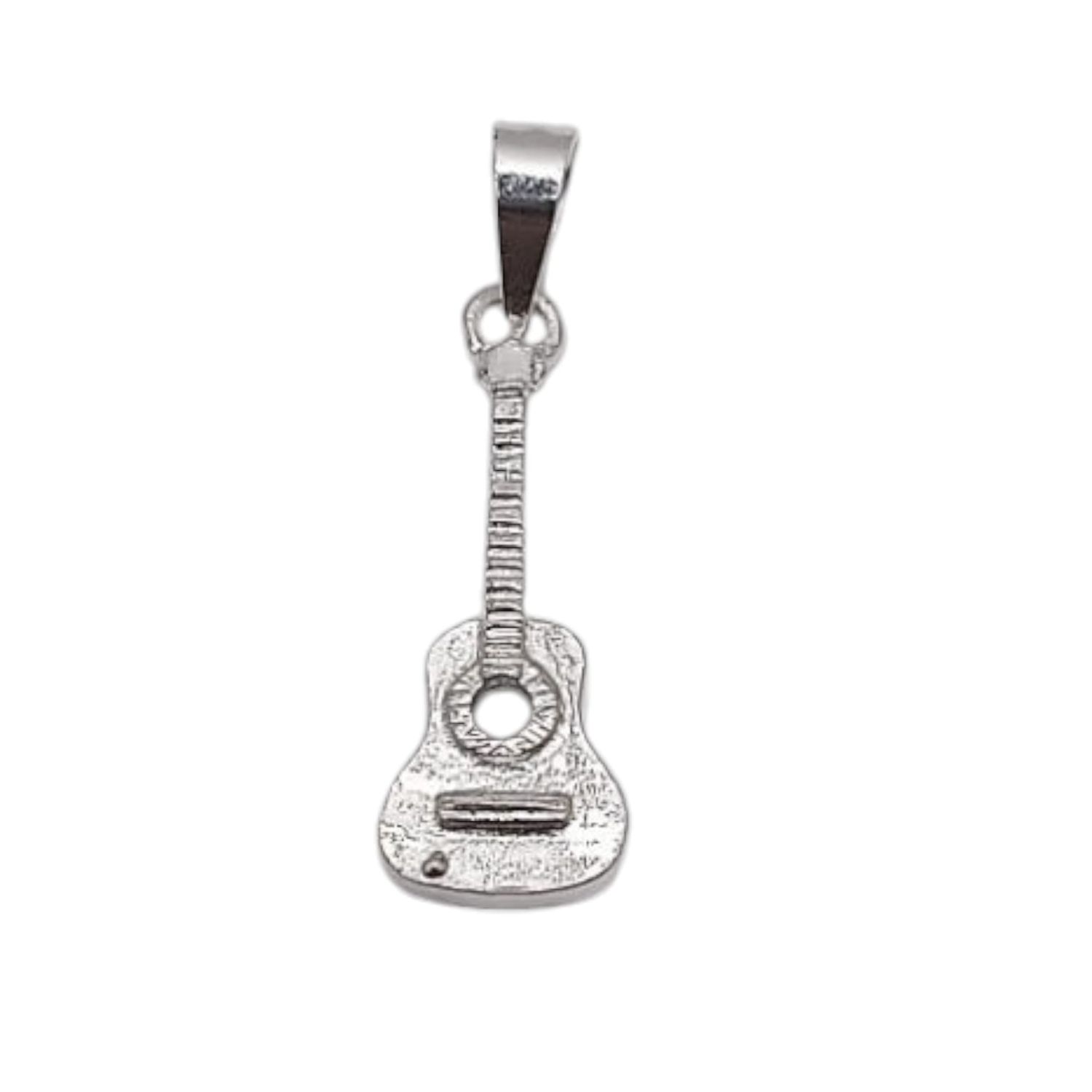 DIJE DE GUITARRA 1.5&quot; PLATA .925
