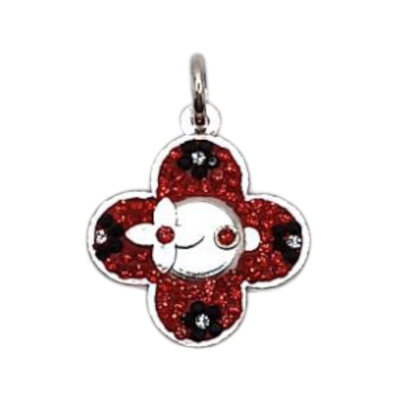 DIJEFLOR ROJA 2 CM PLATA .925