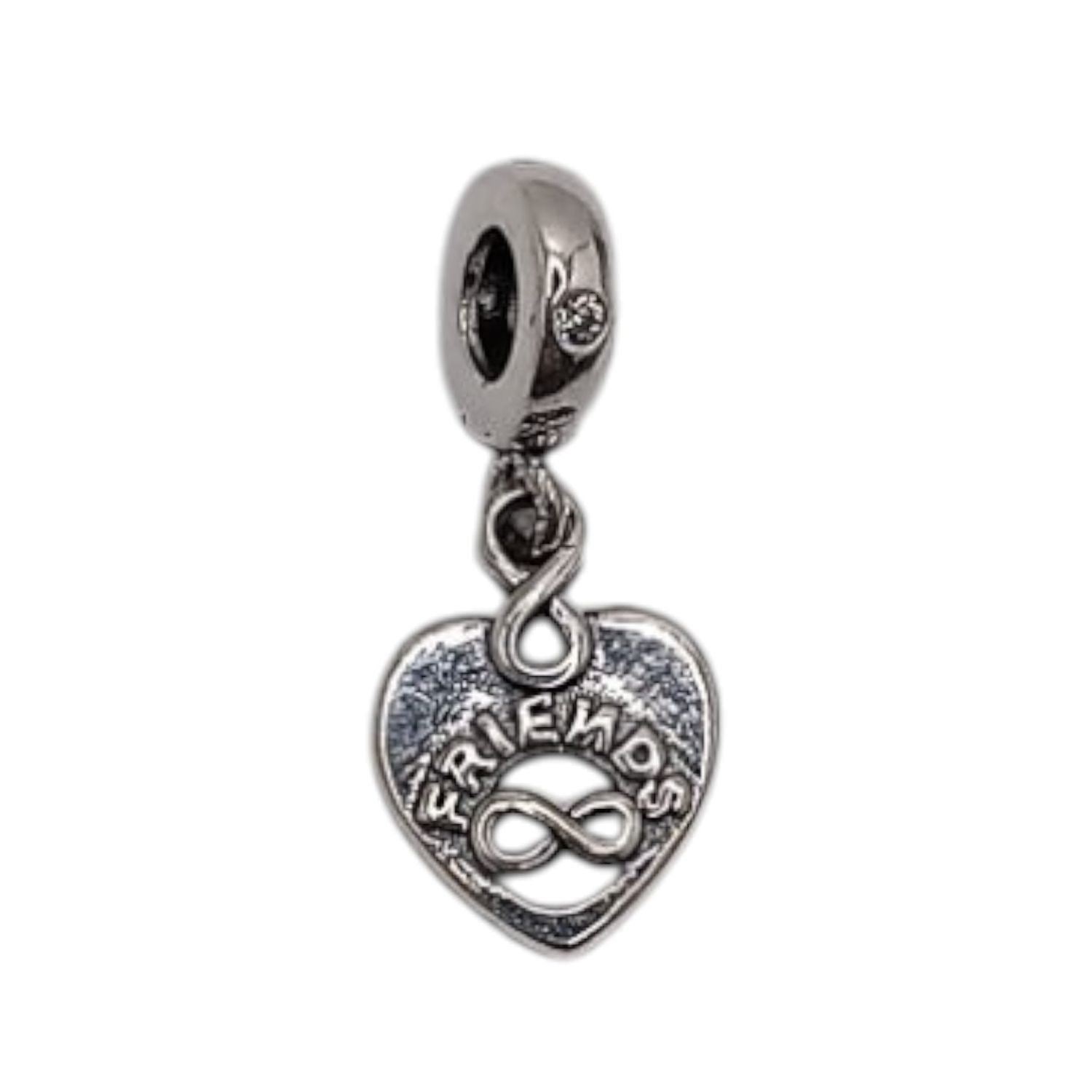 DIJE PARA PULSERA FRIENDS FOR EVER PLATA .925