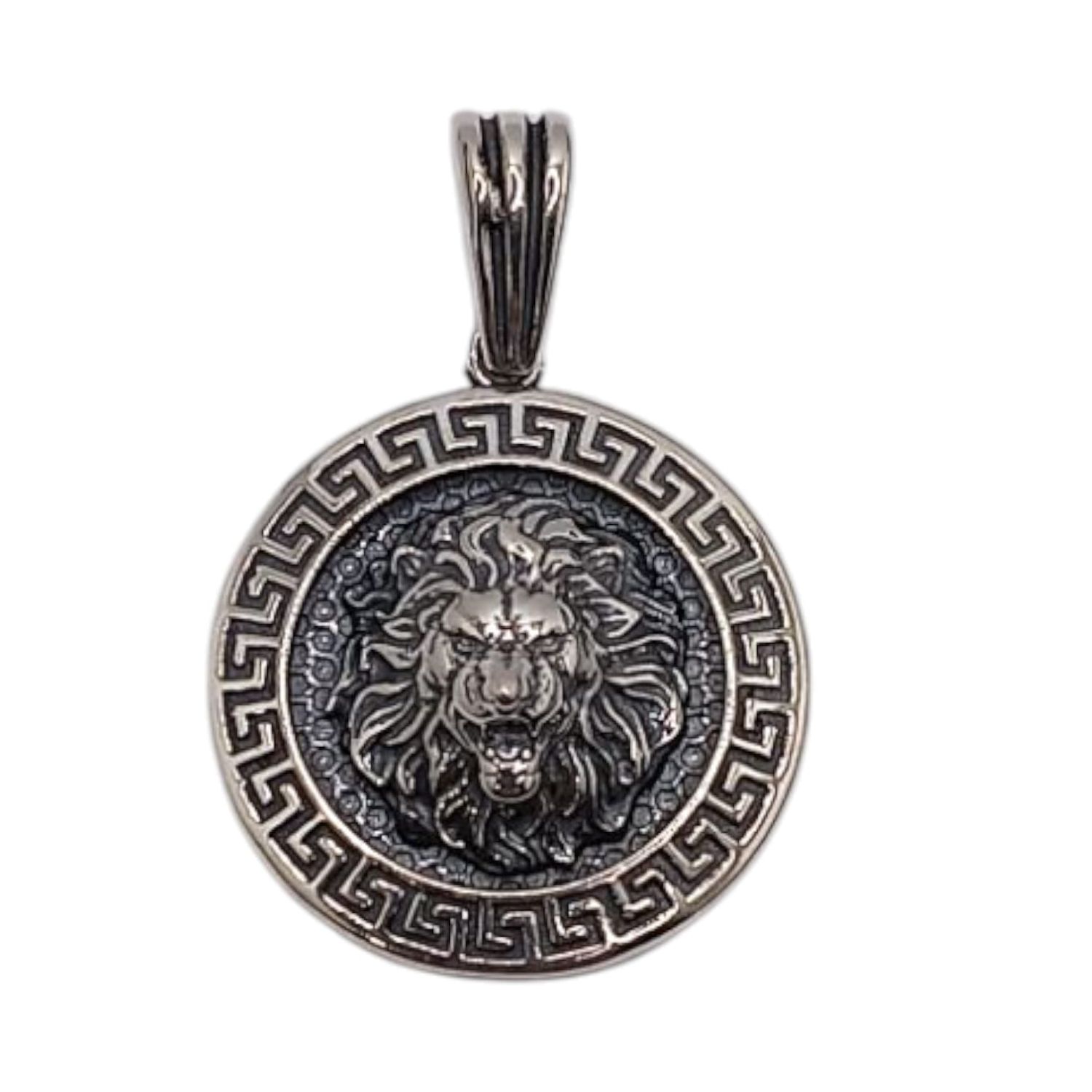 DIJE LEON 3.5 CM LARGO TOTAL PLATA .925