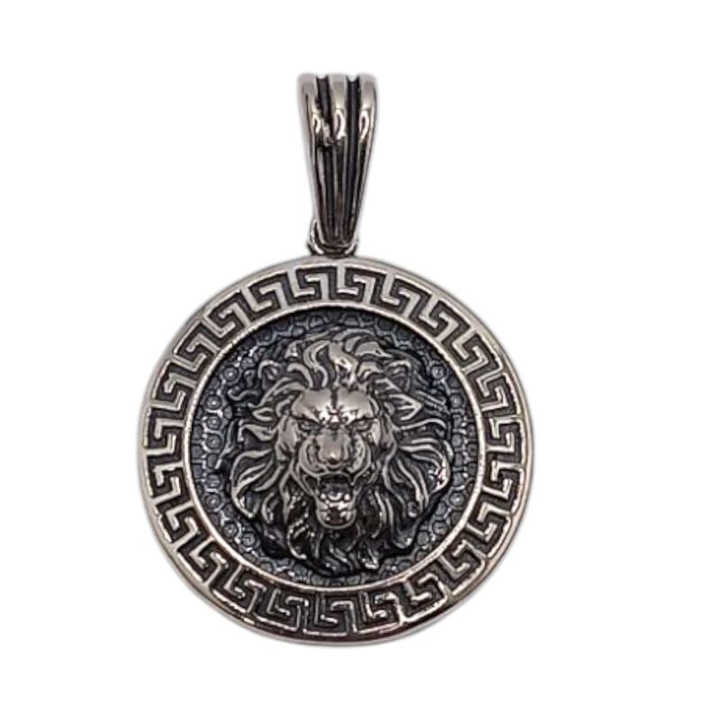 DIJE LEON 3.5 CM LARGO TOTAL PLATA .925
