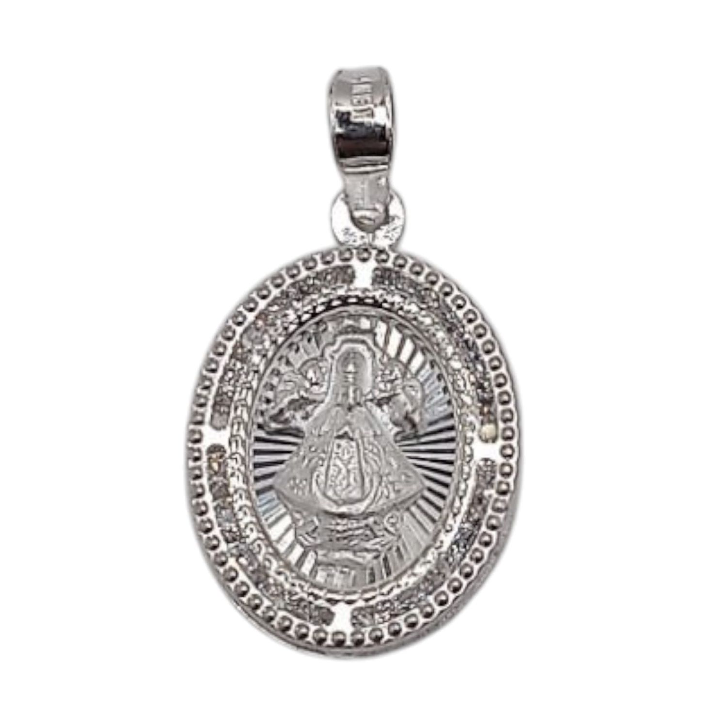 MEDALLA V DE SAN JUAN DE LOS LAGOS 2 CM, PLATA .925