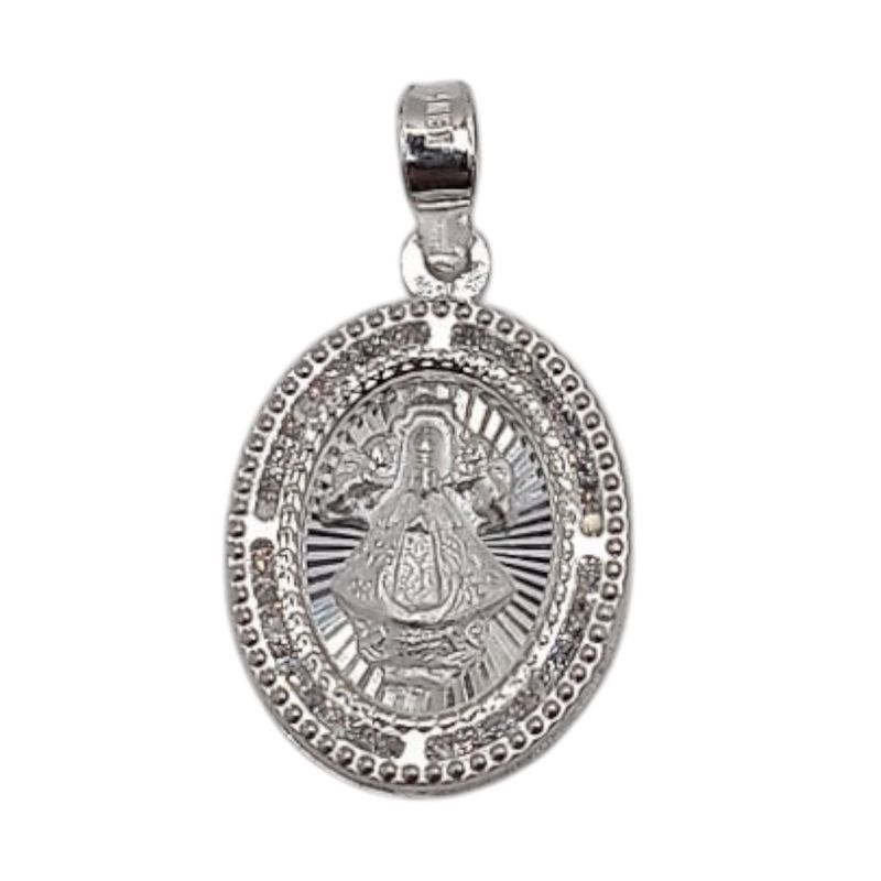 MEDALLA V DE SAN JUAN DE LOS LAGOS 2 CM, PLATA .925