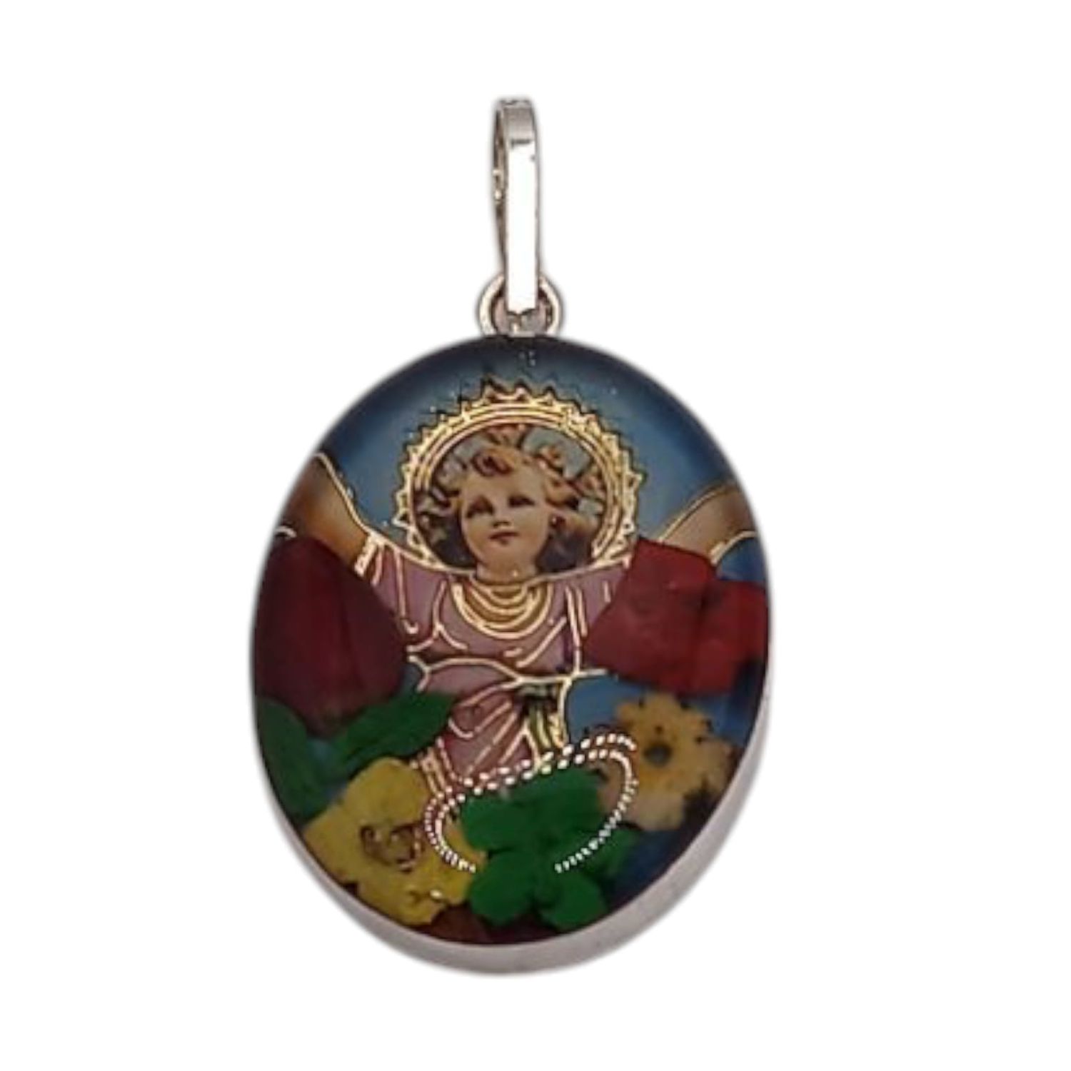 MEDALLA DIVINO NIÑO 3 CM  PLATA .925