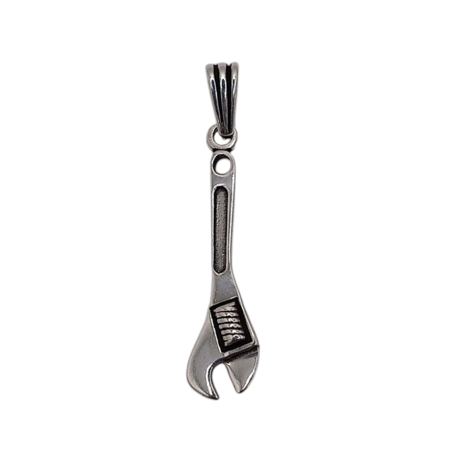DIJE LLAVE ESTILSON 4.5 CM LARGO TOTAL PLATA .925