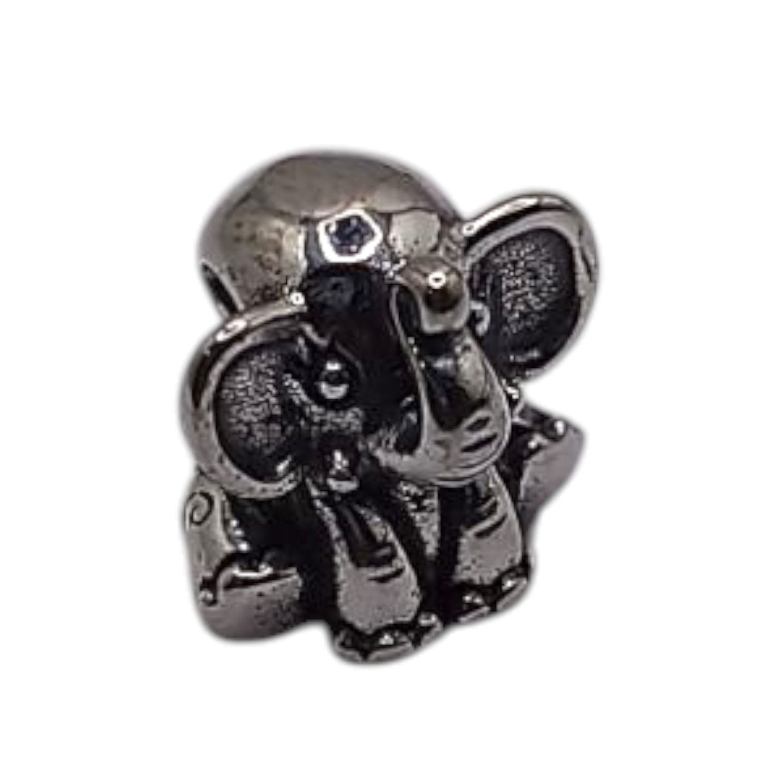 DIJE PARA PULSERA ELEFANTE PLATA .925