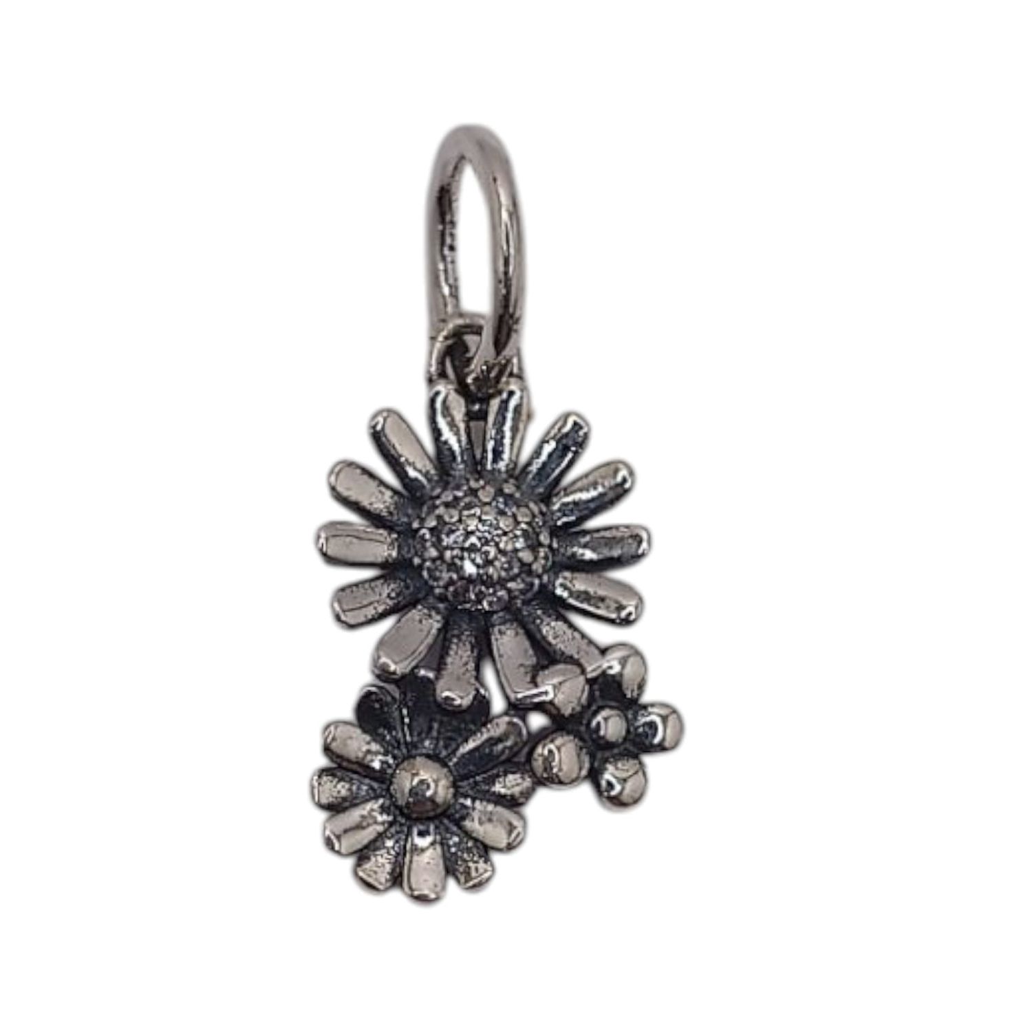DIJE MARGARITAS 2 cm  PLATA .925