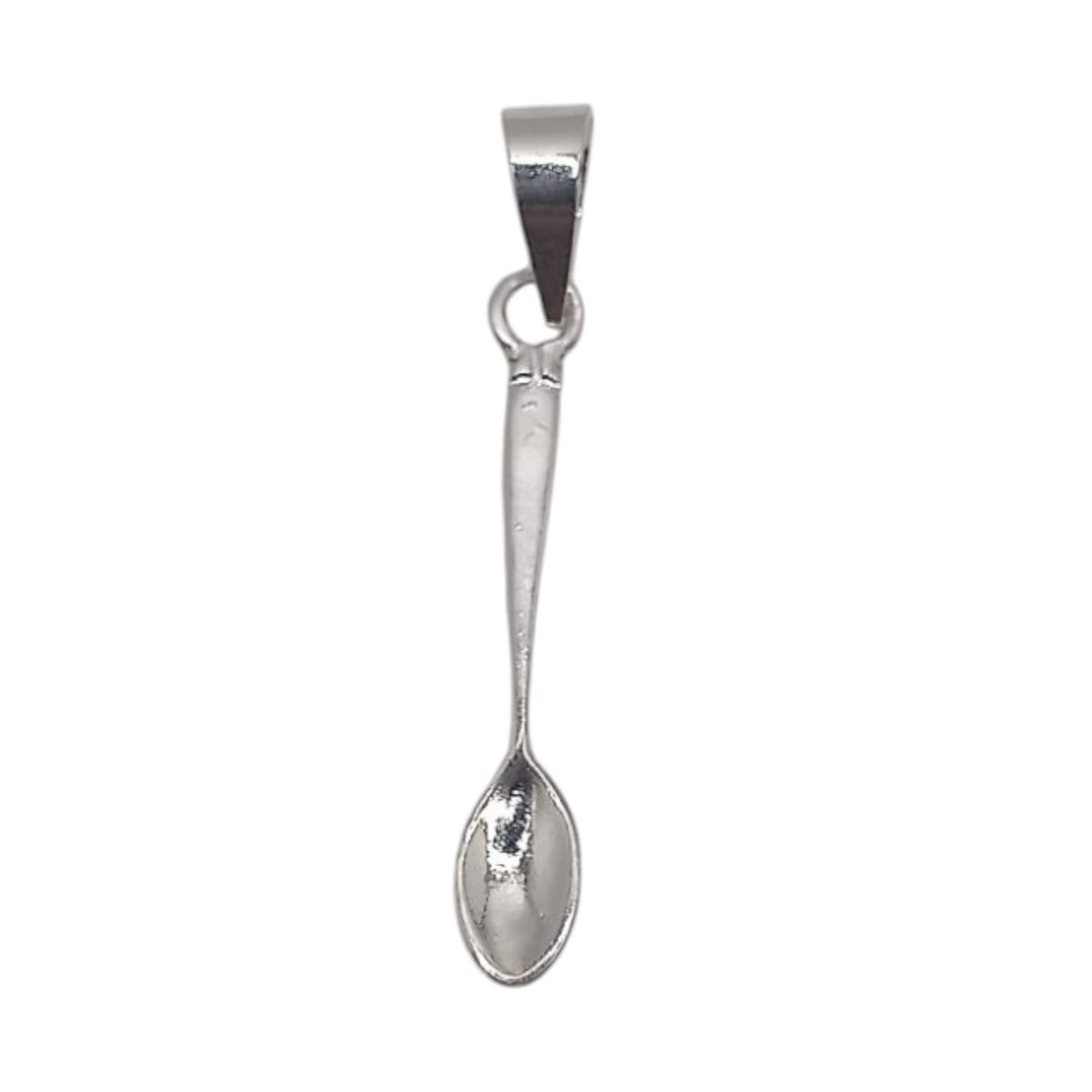 DIJE CUCHARA  3  CM   PLATA .925