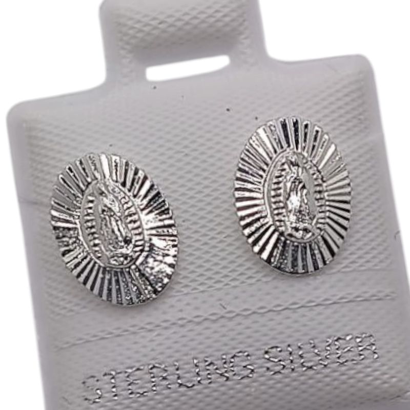 BROQUEL VIRGEN DE GPE, BROCHE BOLITA, PLATA .925