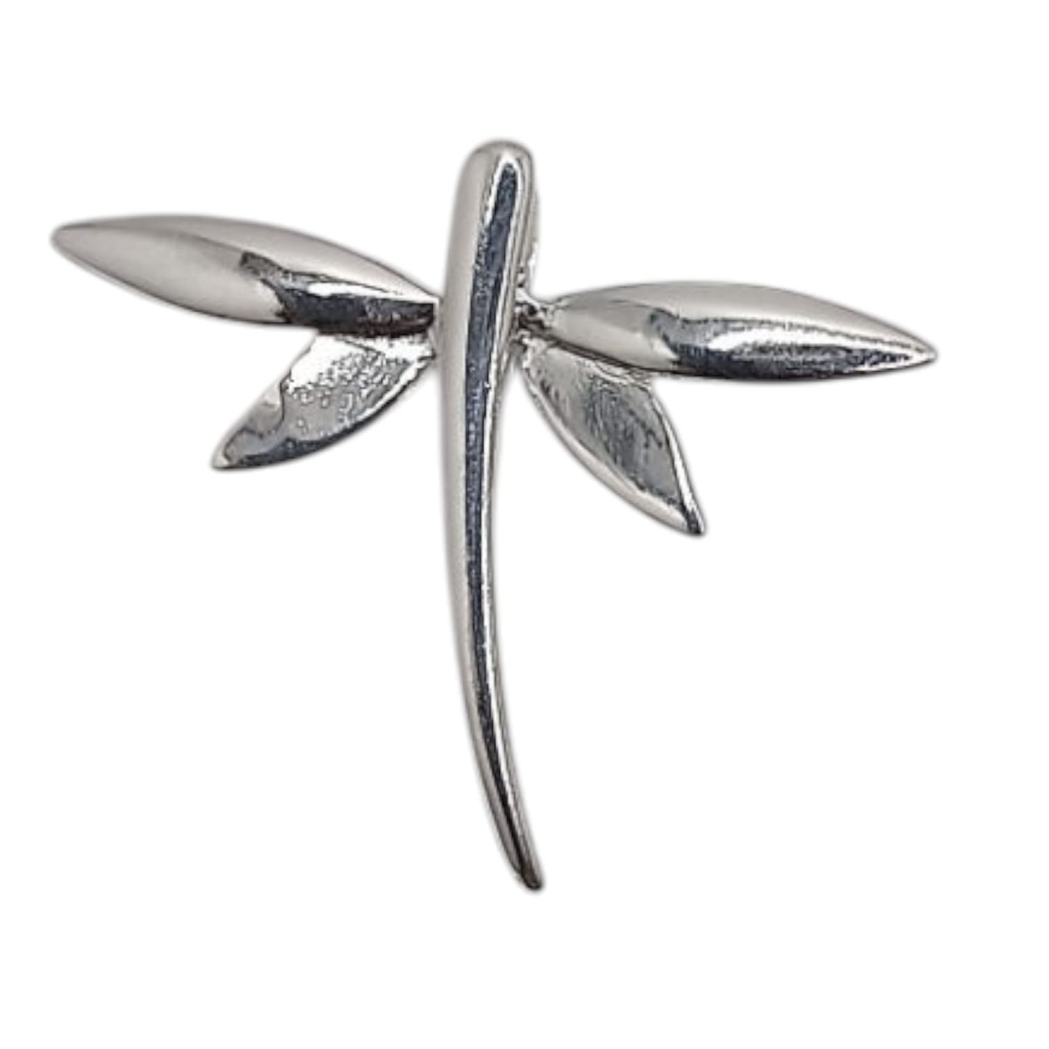 DIJE PLATA LIBELULA 2 CM LARGO PLATA .925