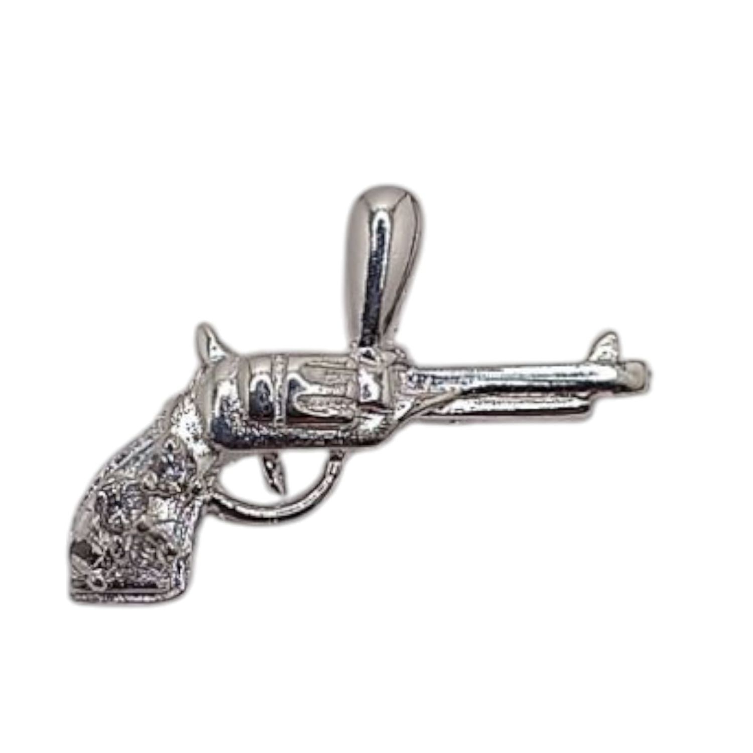 DIJE ARMA CON CZ 2 CM  PLATA .925