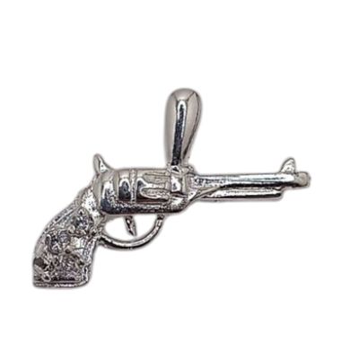 DIJE ARMA CON CZ 2 CM  PLATA .925