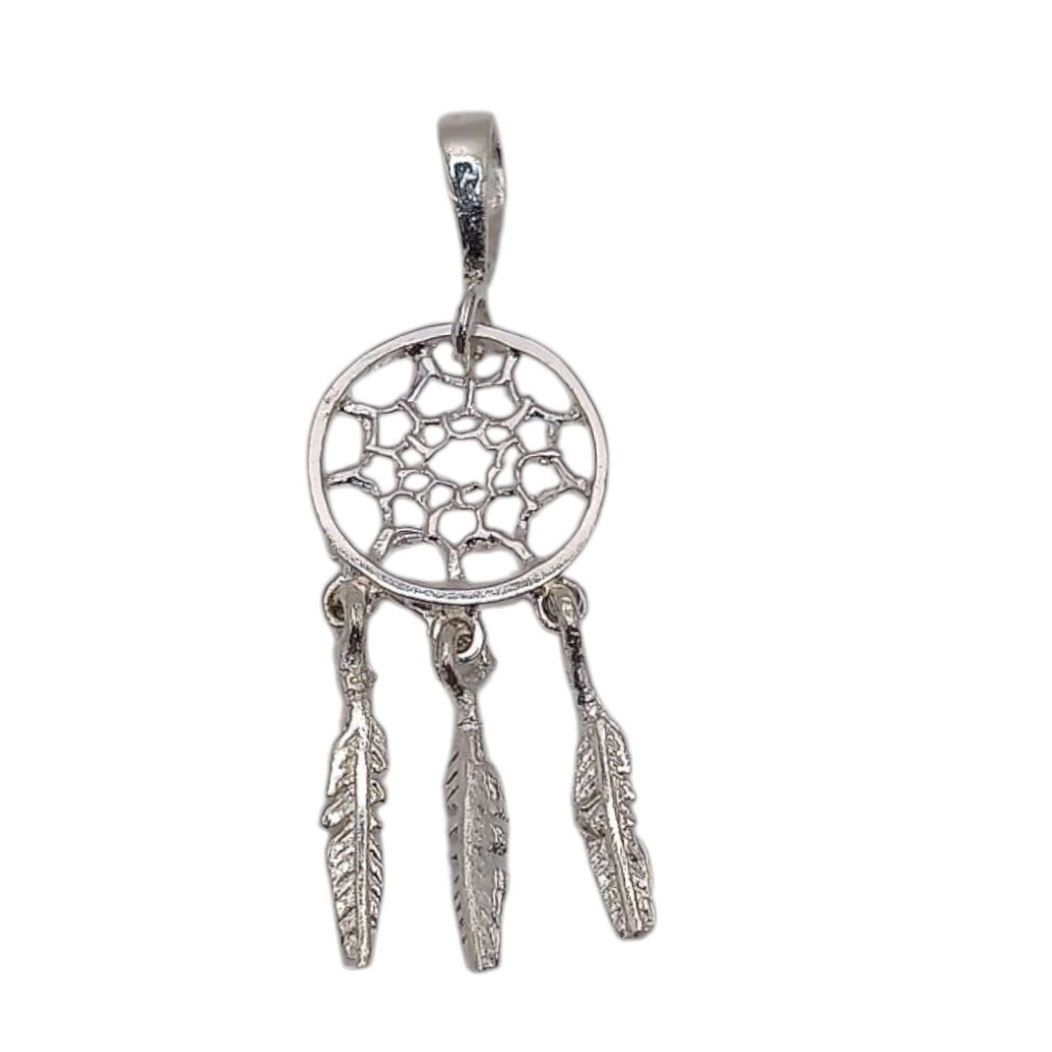 DIJE ATRAPASUEÑOS 3.5 CM PLATA .925