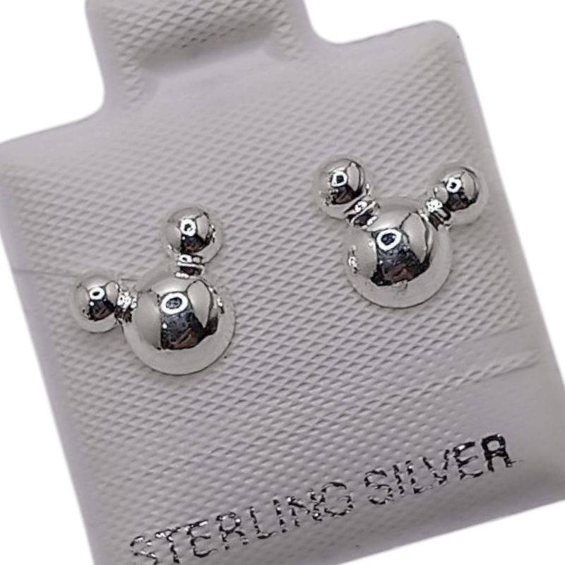 BROQUEL RATON DE METAL PLATA .925
