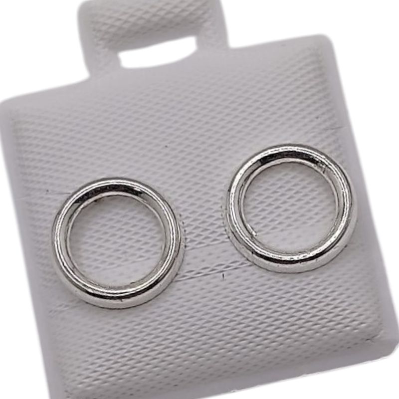 BROCHE CIRCULO BROCHE BOLITA  PLATA .925