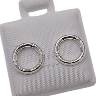 BROCHE CIRCULO BROCHE BOLITA  PLATA .925