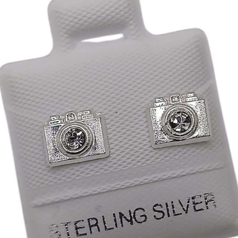 BROQUEL CAMARA FOTOGRAFICA BROCHE BOLITA, PLATA .925