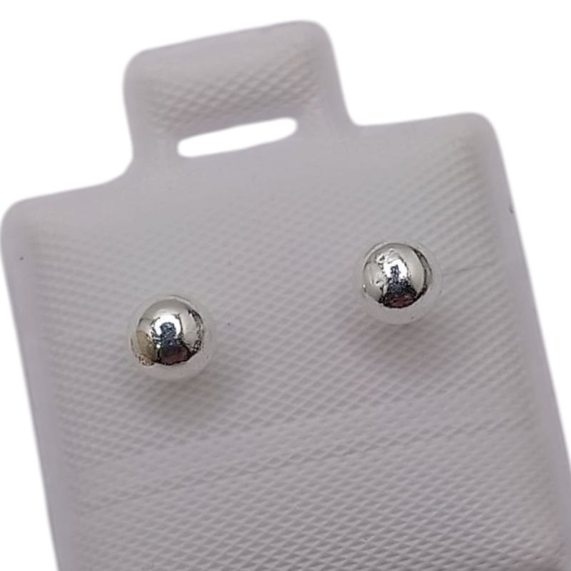 BROQUEL DORMILONA  4 MM PLATA .925