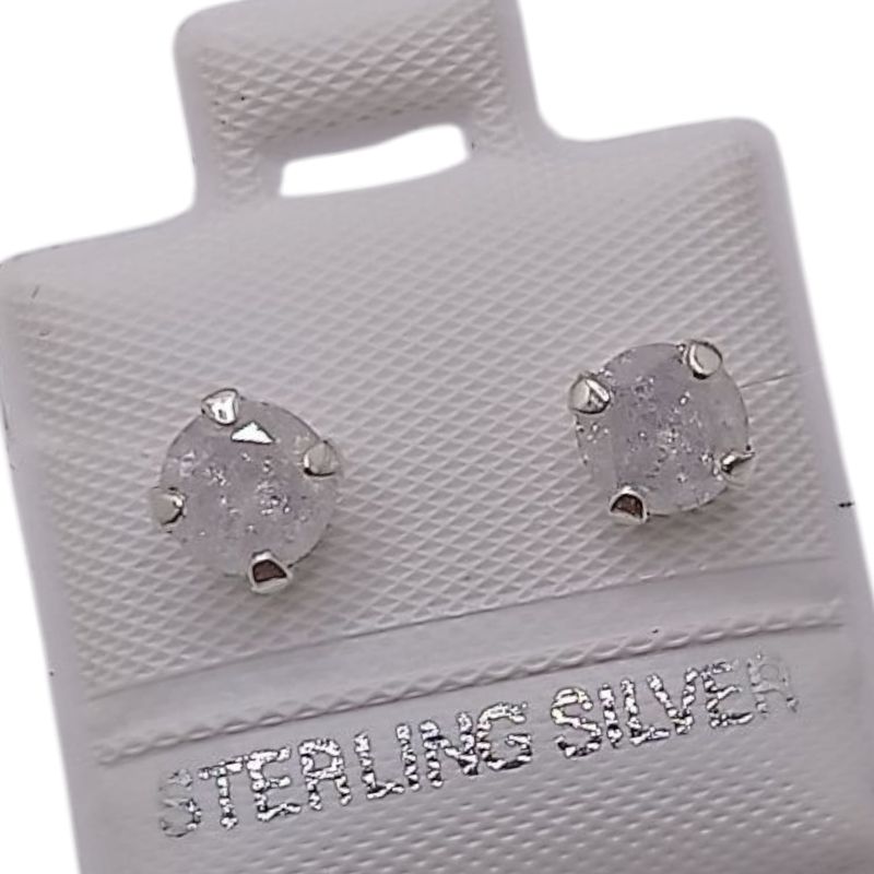 BROQUEL RECTO ICE 5 MM   PLATA .925