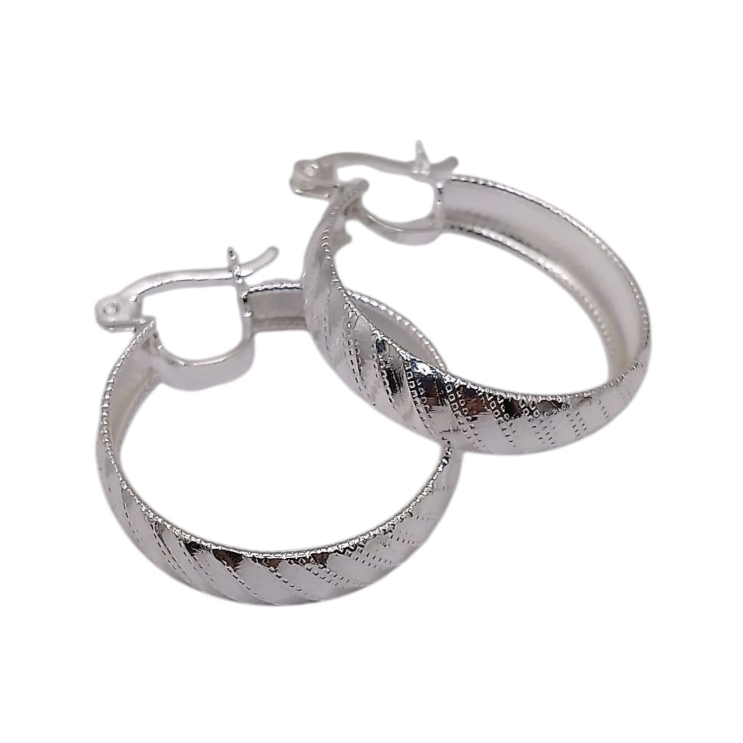 ARRACAD SUPER DIAMANTADA 3 CM,  6 MM ANCHO PLATA .925