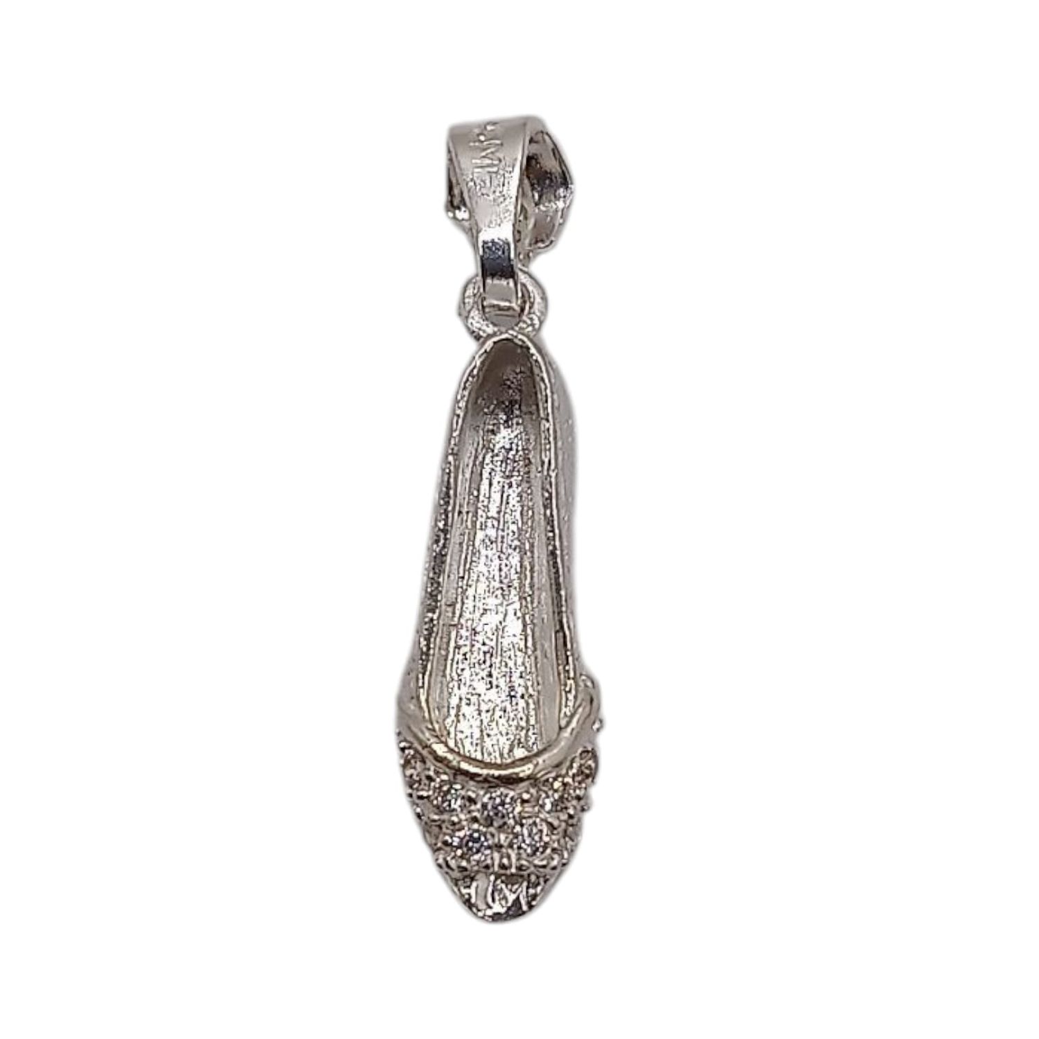 DIJE SOLIDO ZAPATILLA 2.5 CM  PLATA .925
