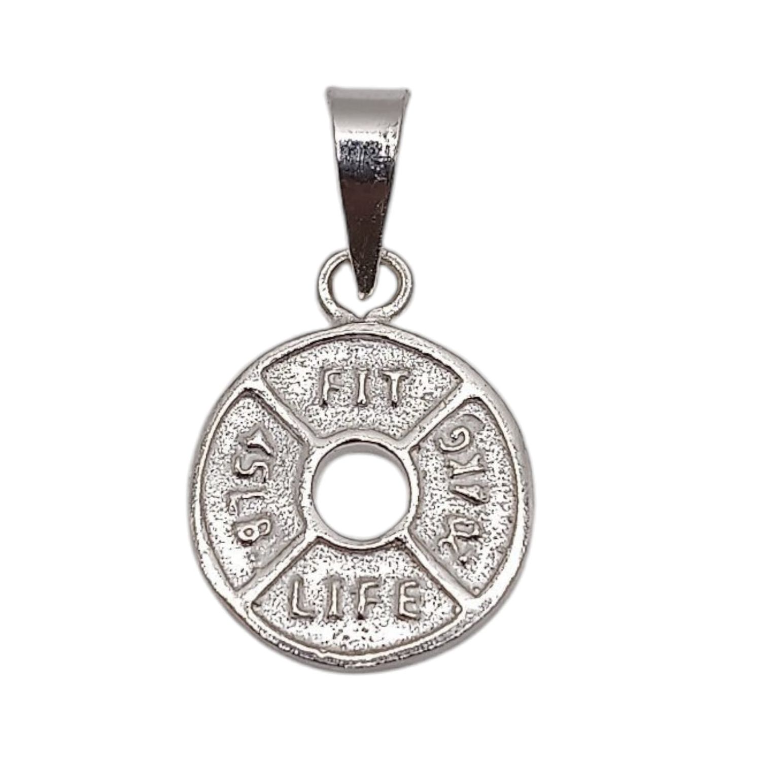 DIJE PESA 2 CM,  PLATA .925