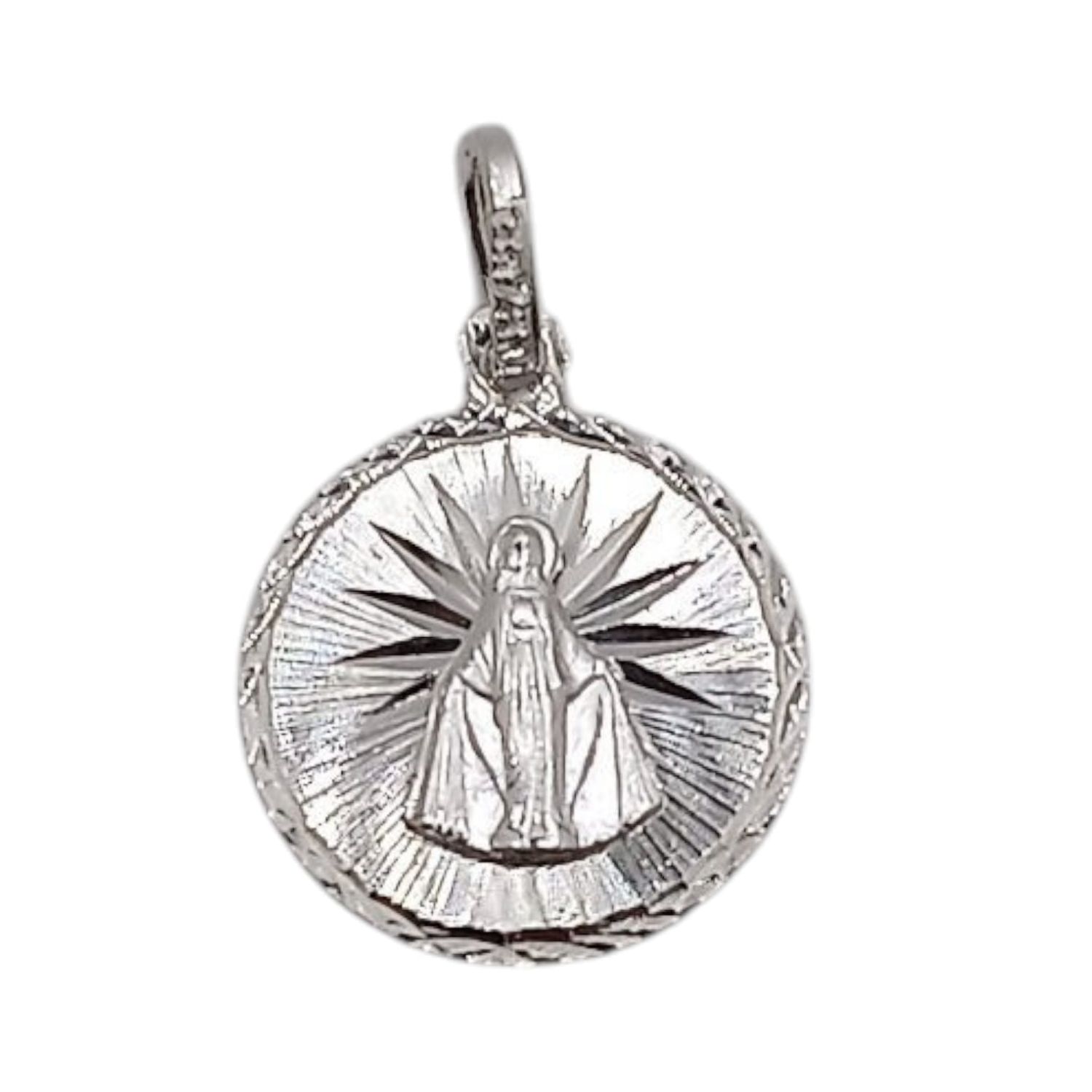 MEDALLA VIRGEN MILAGROSA 2 CM  PLATA .925