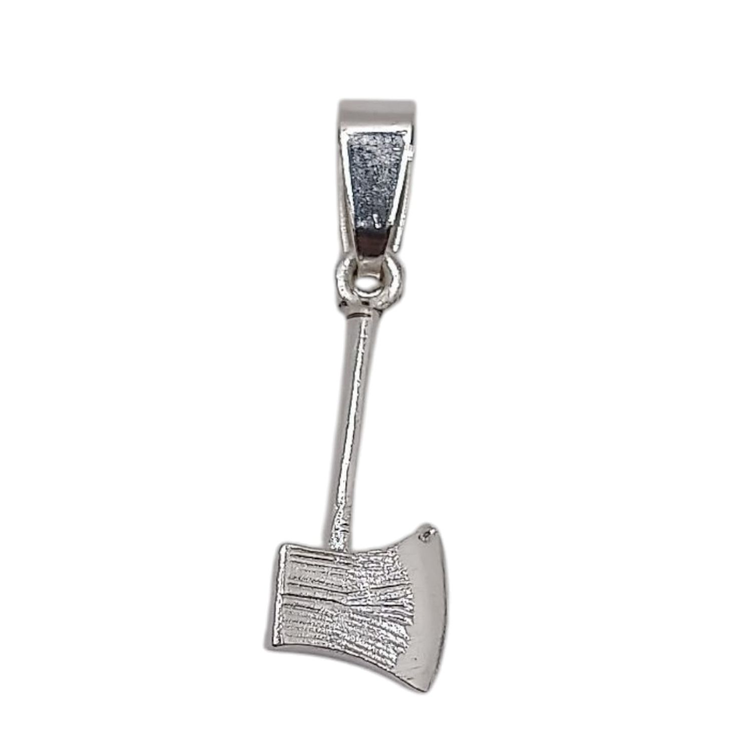 DIJE DE HACHA 2 CM   PLATA .925