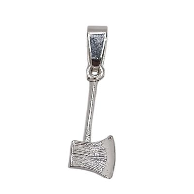 DIJE DE HACHA 2 CM   PLATA .925