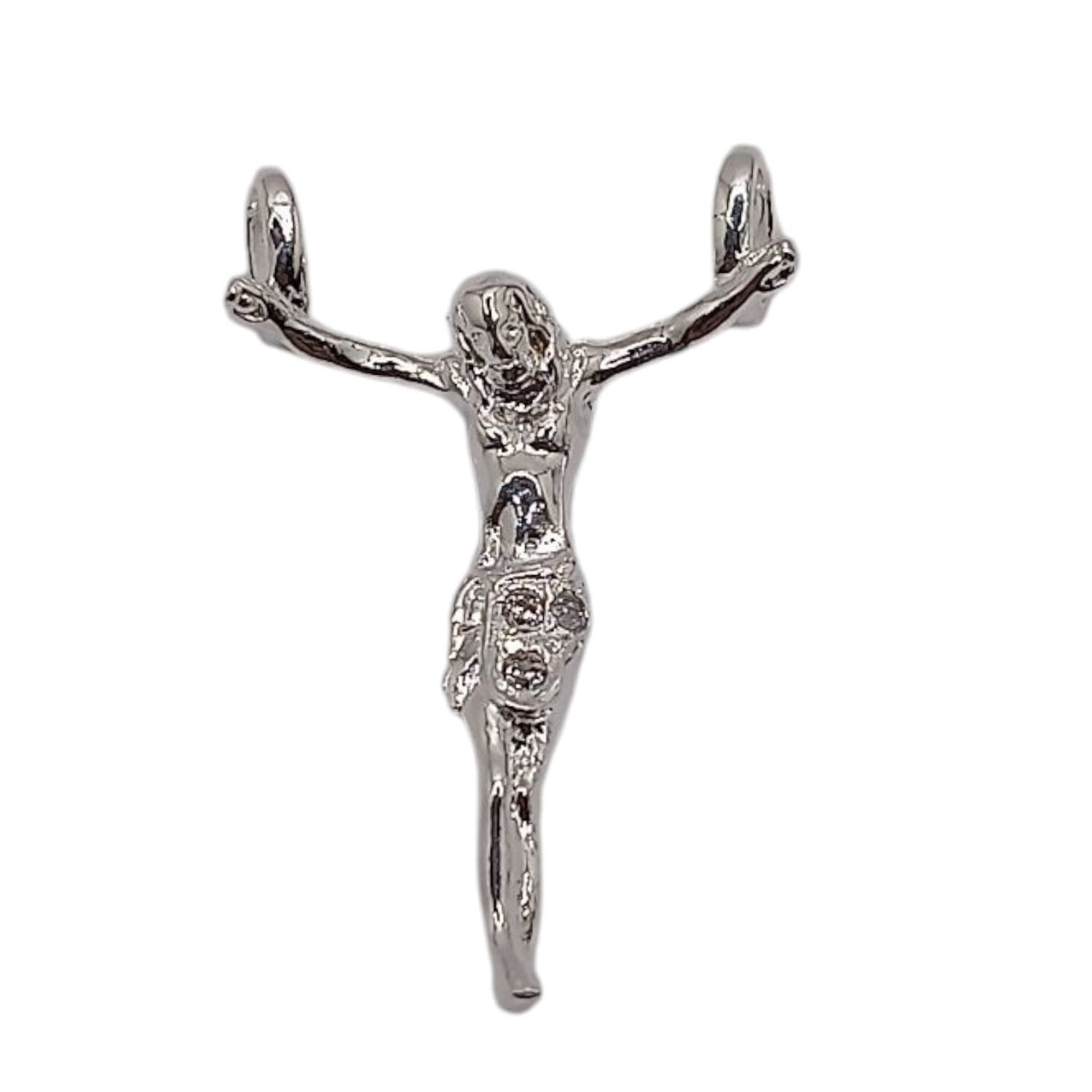 DIJE CRISTO OLIMPICO   2.5 CM  PLATA .925