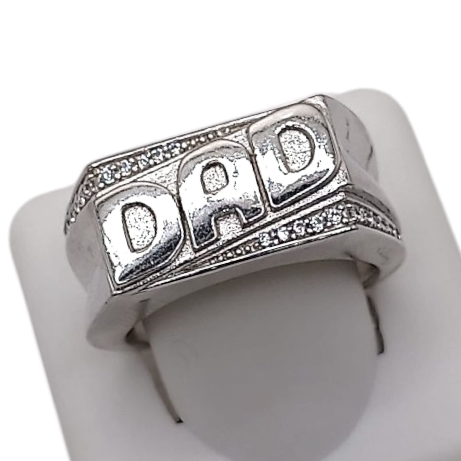ANILLO FANCY DAD # 11 PLATA .925