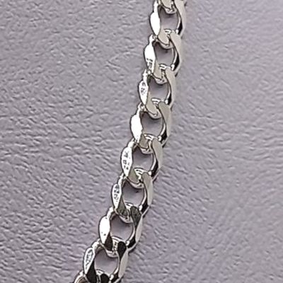 CADENA CUBANA 5MM 22" PLATA .925